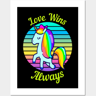 Love Win Always- Celebrate Equality Posters and Art